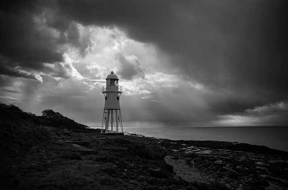 Dark Skies over Black Nore Lighthouse