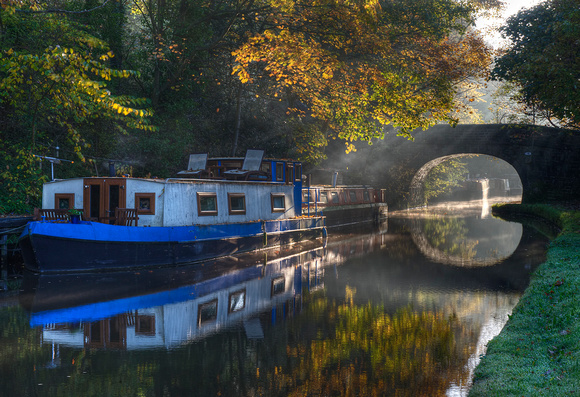 Morning light on the canal