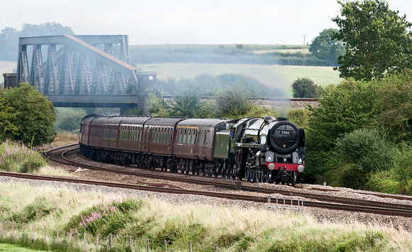 'Oliver Cromwell' at Cogload Junction