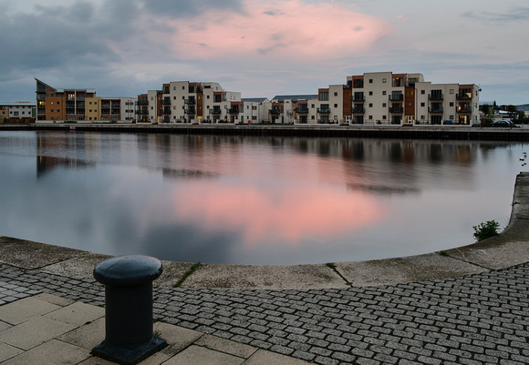 A view across Portishead Marina (in colour!)